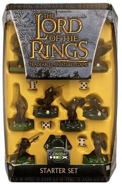 The Lord Of The Rings Tradeable Miniatures Game Combat Hex Starter Set LOTR TMG